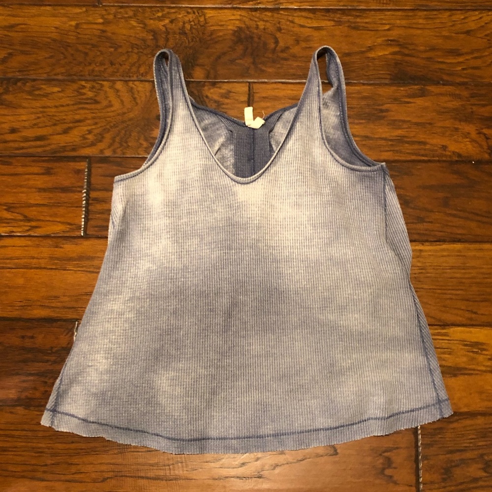 Free people blue tank size S